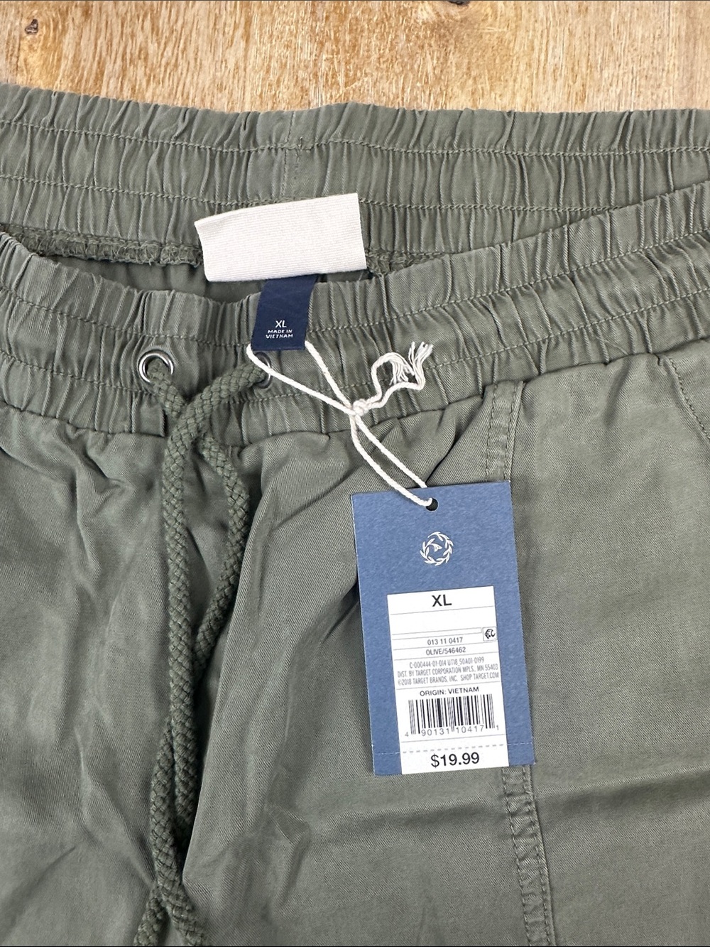 Universal Thread Olive Drawstring Utility Shorts - Picture 2 of 6